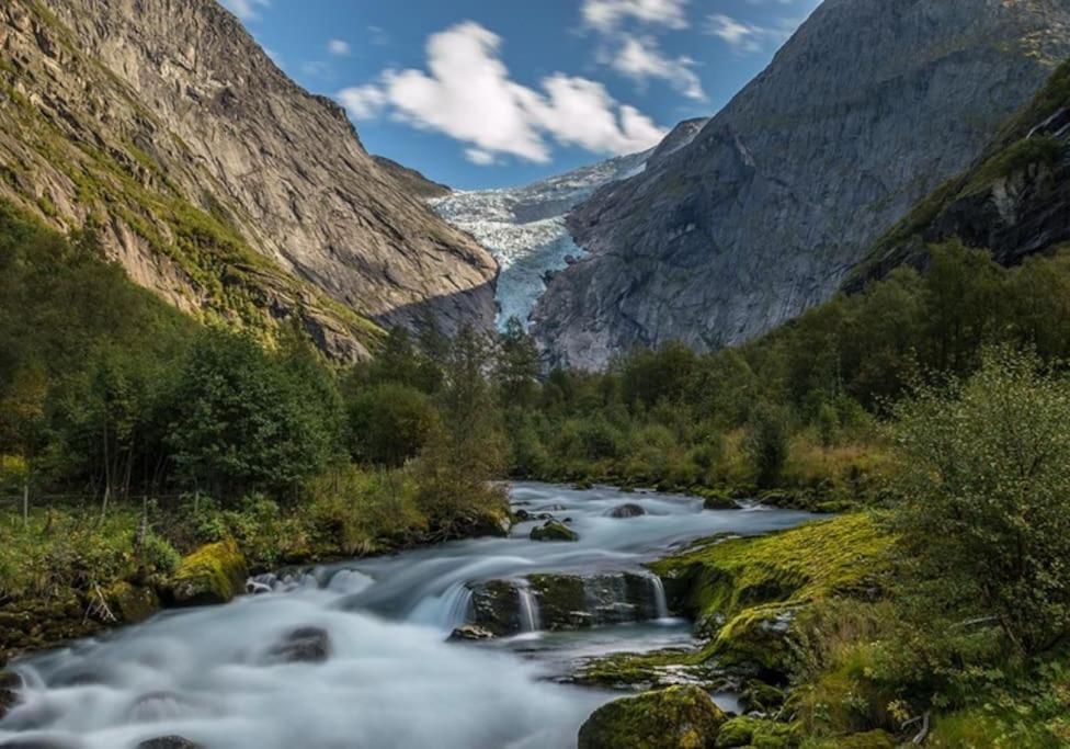Moderne Panoramaleilighet 3-Roms I Olden Buitenkant foto