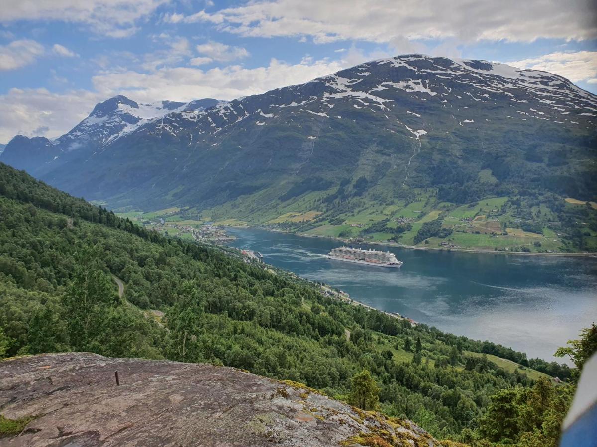 Moderne Panoramaleilighet 3-Roms I Olden Buitenkant foto